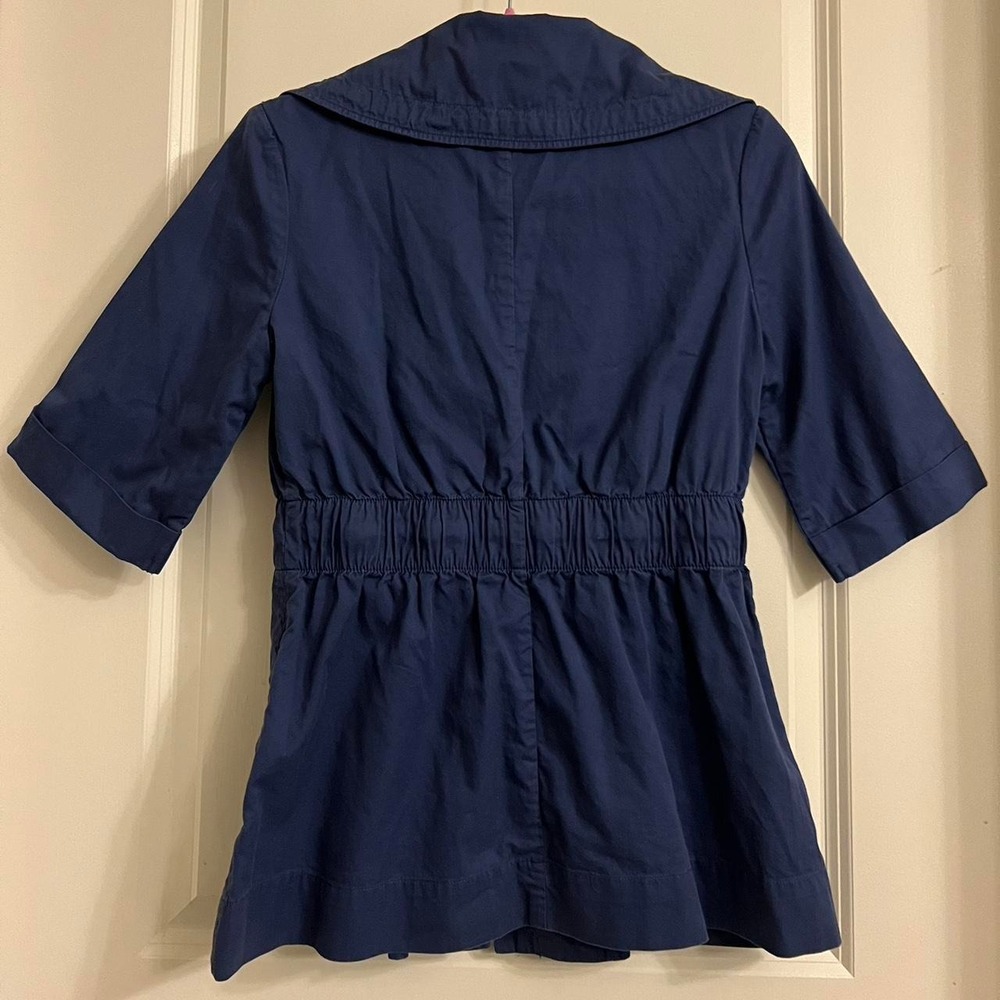 Blue Jacket with Sinched Waist‎ - Picture 3 of 3